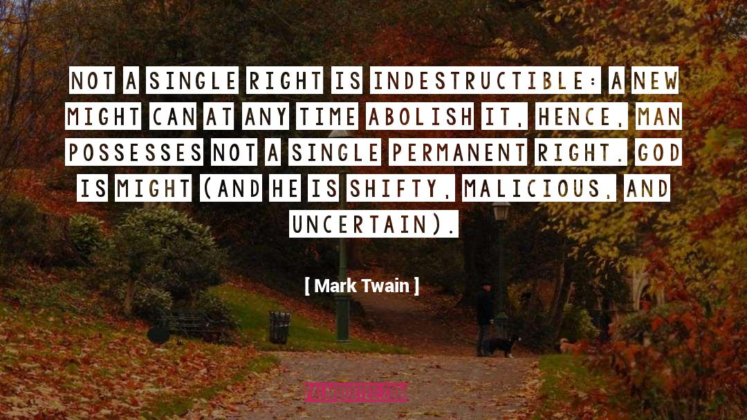 Abolish quotes by Mark Twain