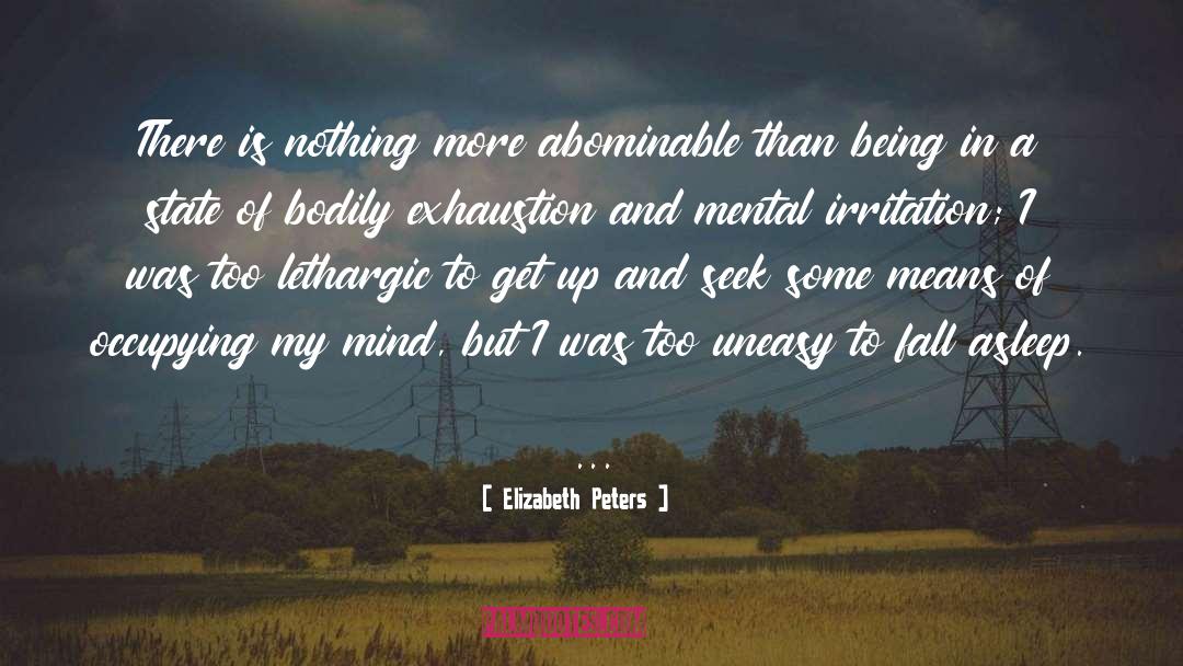 Abominable quotes by Elizabeth Peters