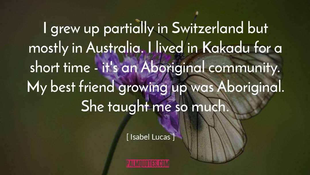 Aboriginal quotes by Isabel Lucas