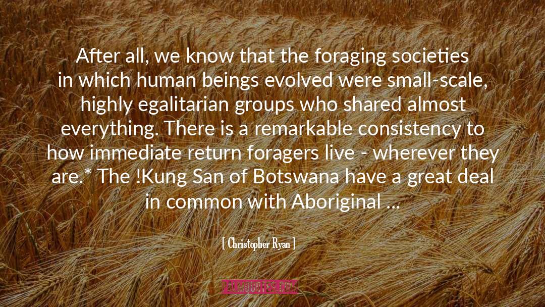 Aboriginal quotes by Christopher Ryan