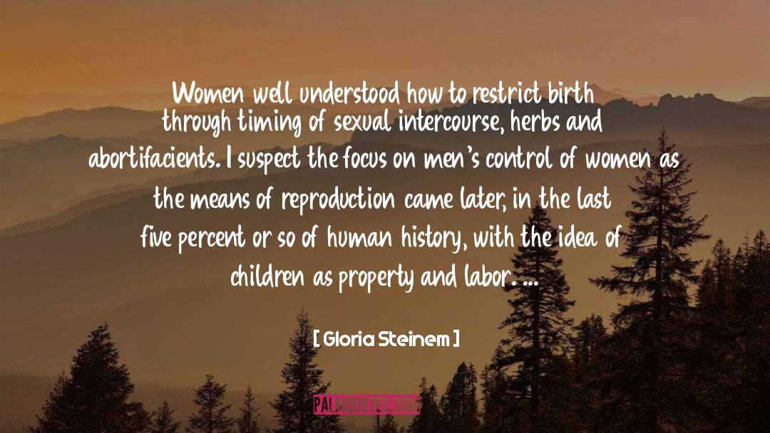 Abortifacients quotes by Gloria Steinem