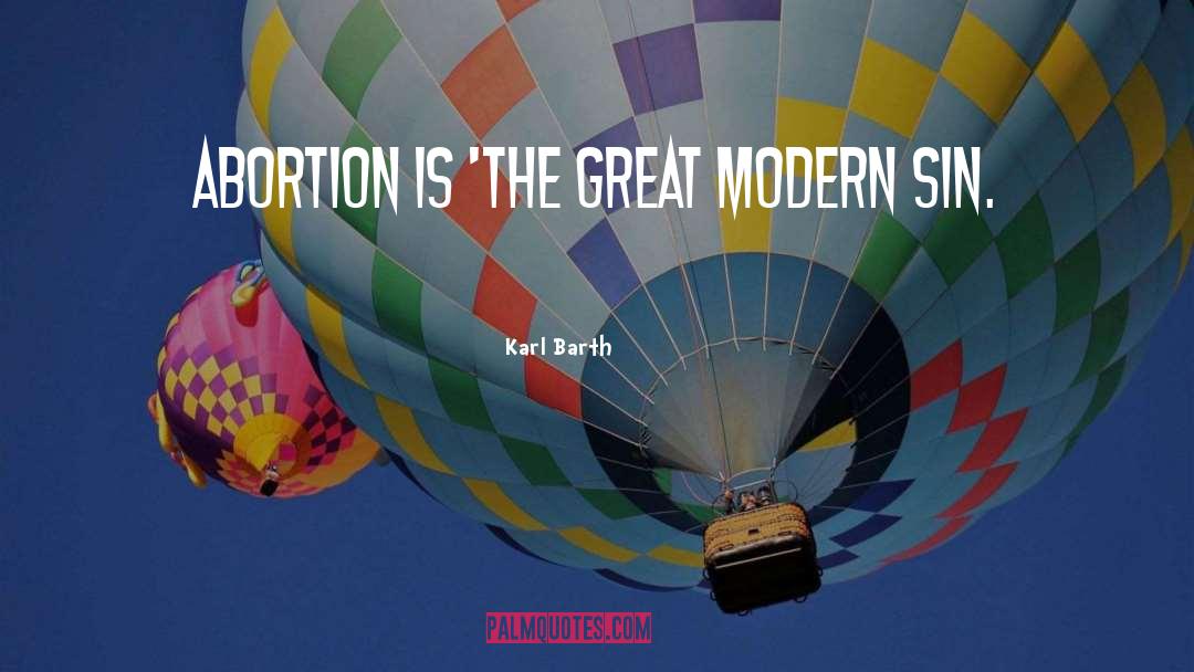 Abortion quotes by Karl Barth