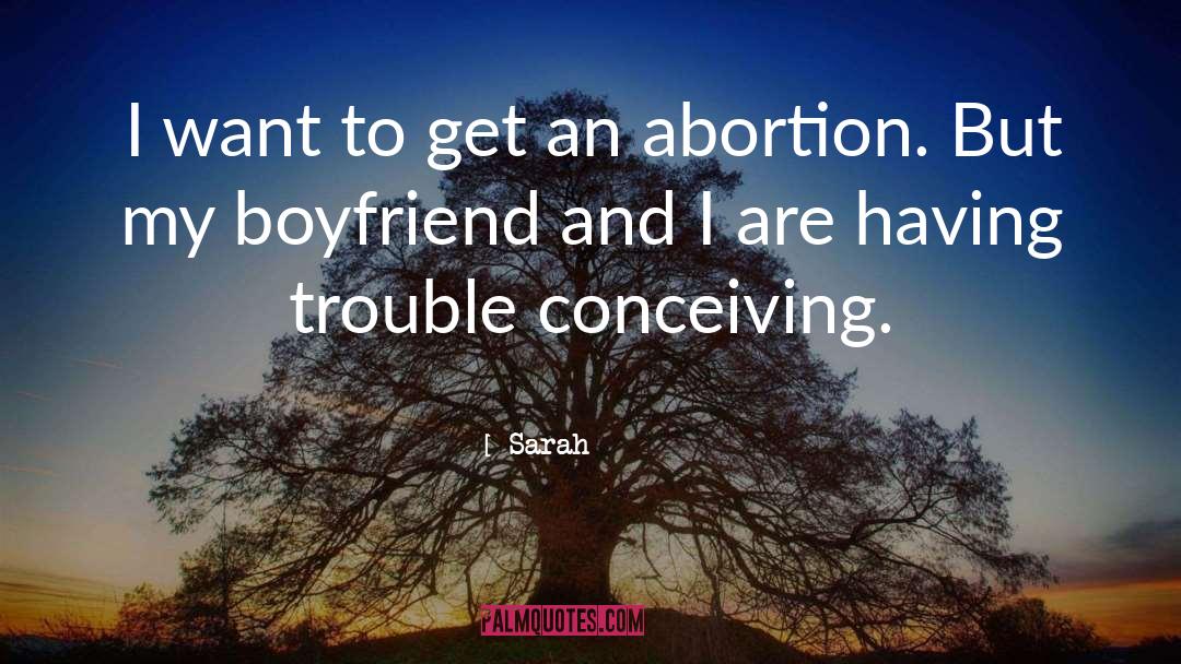 Abortion quotes by Sarah