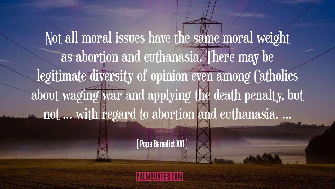Abortion quotes by Pope Benedict XVI