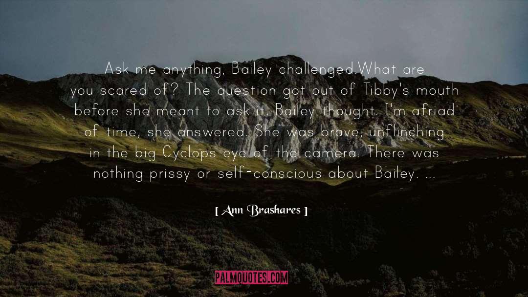 About Bailey quotes by Ann Brashares