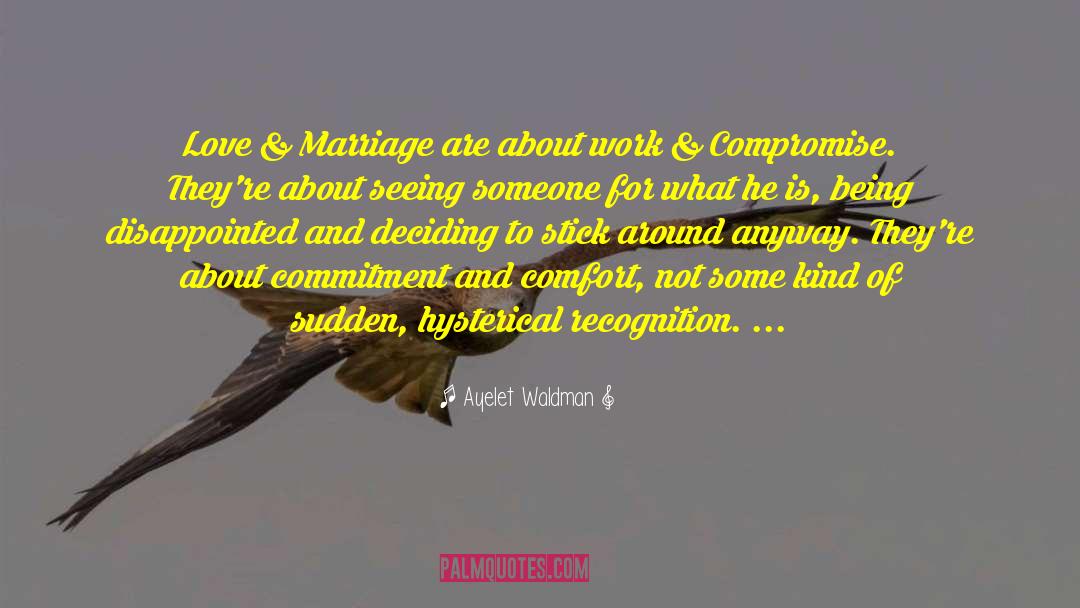 About Commitment quotes by Ayelet Waldman