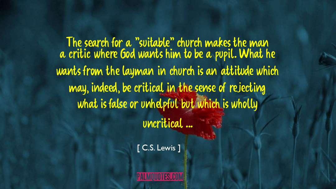 About Critical Poems quotes by C.S. Lewis