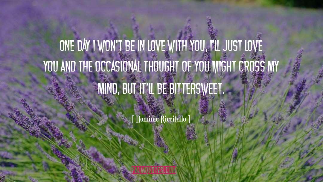 About Falling In Love quotes by Dominic Riccitello