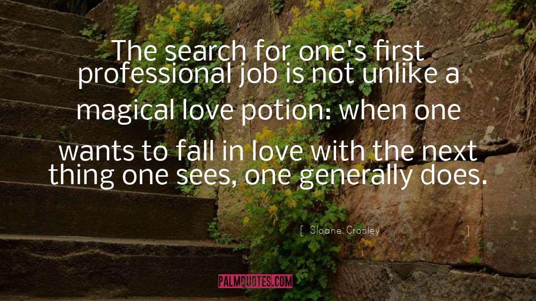 About Falling In Love quotes by Sloane Crosley
