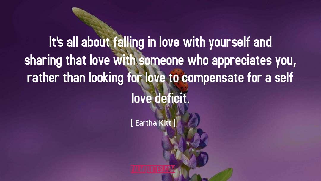 About Falling In Love quotes by Eartha Kitt