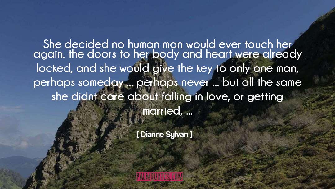 About Falling In Love quotes by Dianne Sylvan