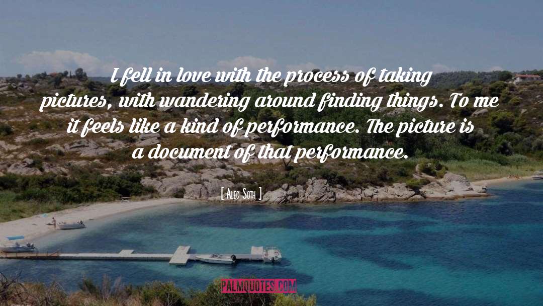 About Falling In Love quotes by Alec Soth
