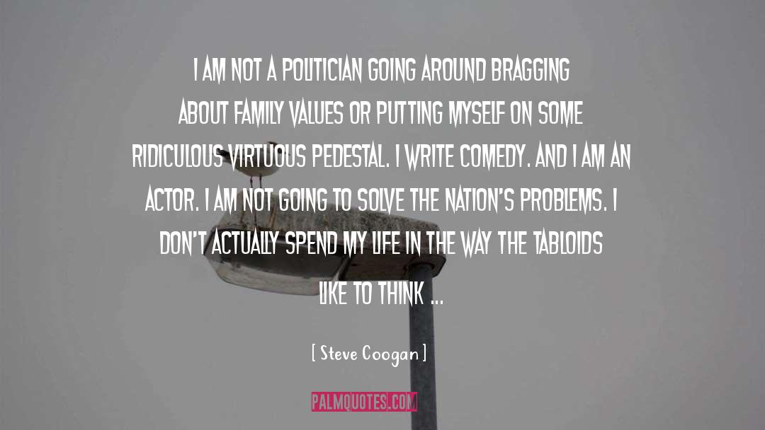 About Family quotes by Steve Coogan