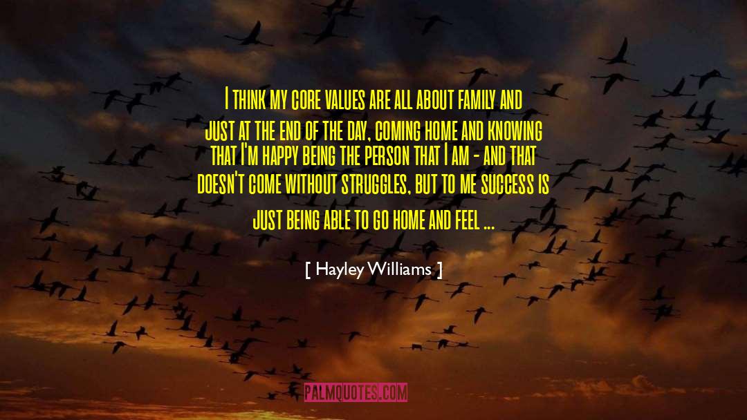 About Family quotes by Hayley Williams