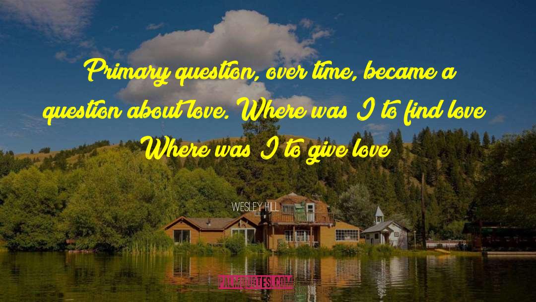 About Love quotes by Wesley Hill