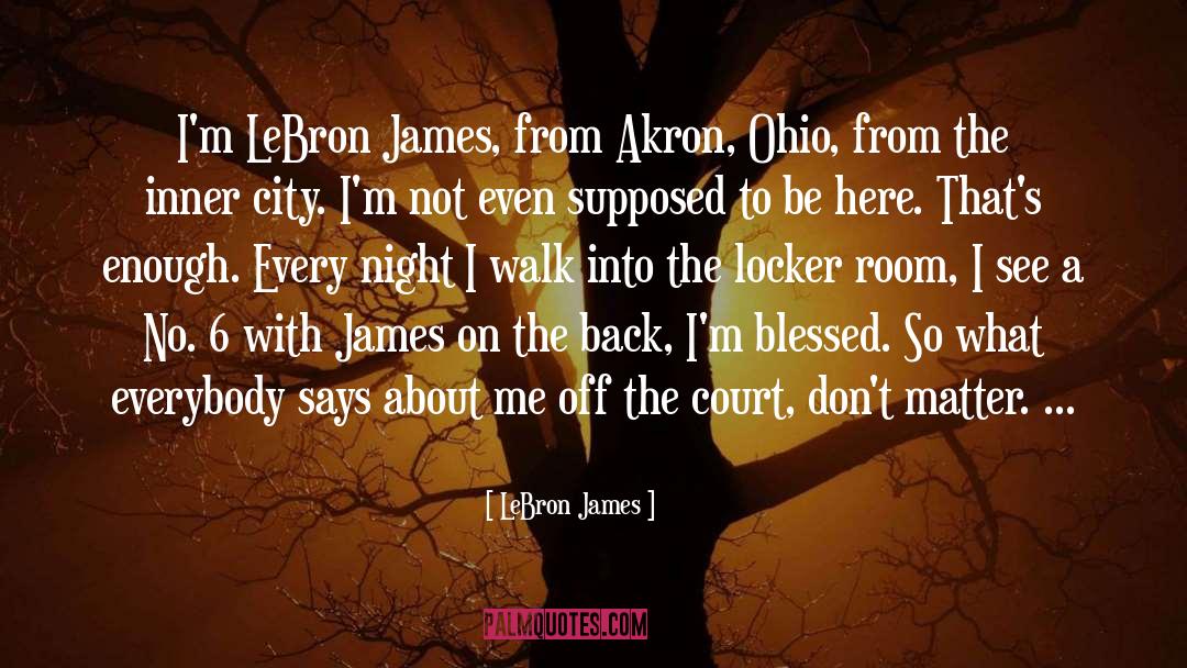 About Me quotes by LeBron James