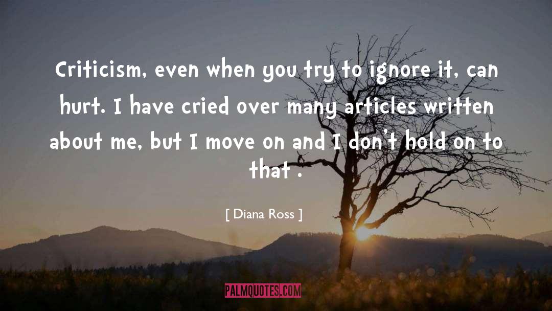 About Me quotes by Diana Ross