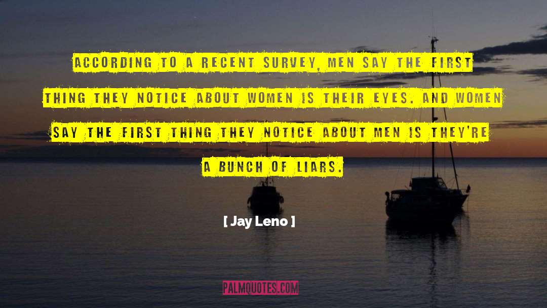 About Men quotes by Jay Leno