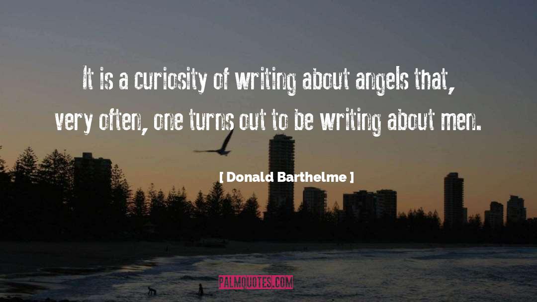 About Men quotes by Donald Barthelme