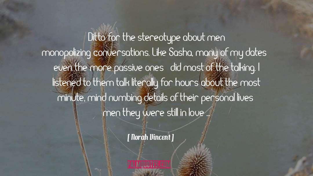 About Men quotes by Norah Vincent