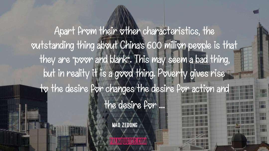 About Poverty quotes by Mao Zedong