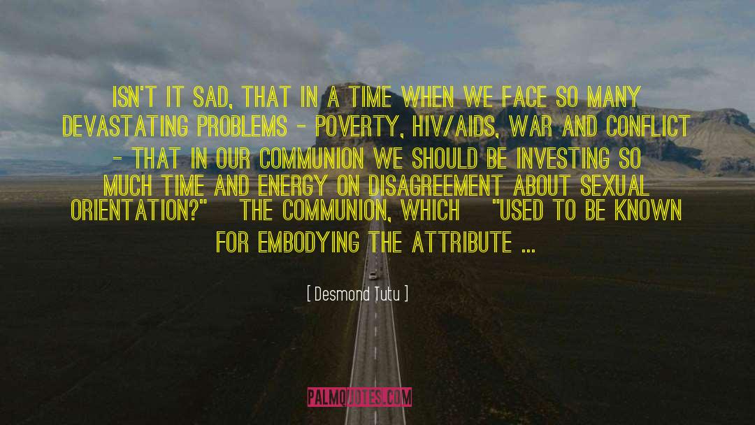 About Poverty quotes by Desmond Tutu