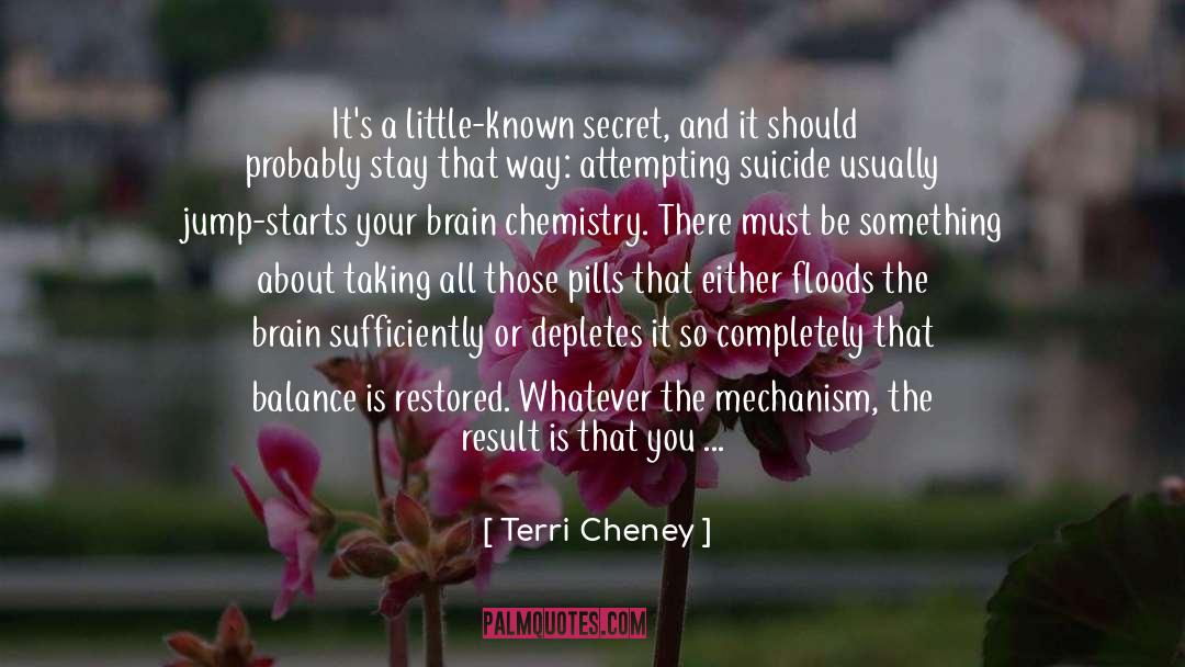 About quotes by Terri Cheney