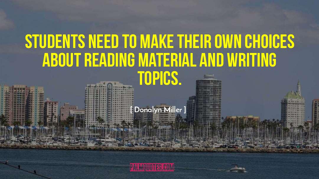 About Reading quotes by Donalyn Miller