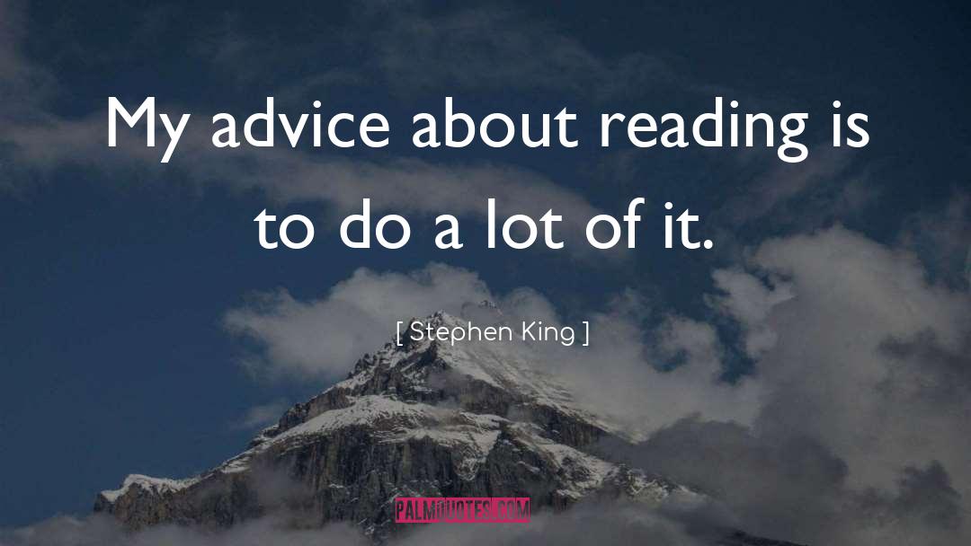 About Reading quotes by Stephen King
