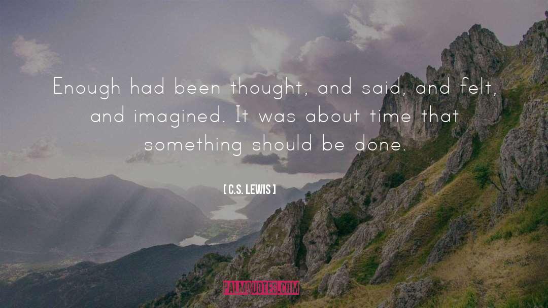 About Time quotes by C.S. Lewis