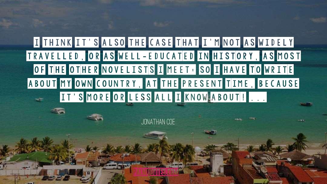 About Time quotes by Jonathan Coe
