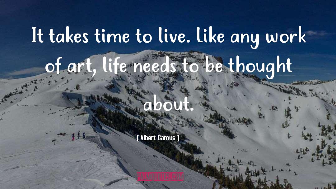 About Time quotes by Albert Camus