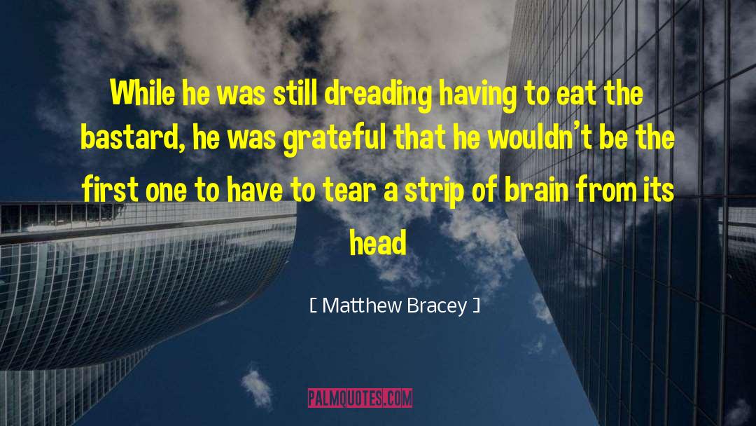 About To Break quotes by Matthew Bracey