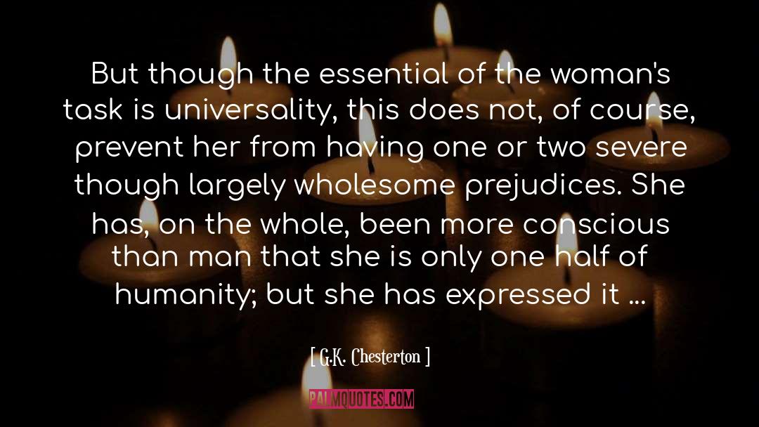 About Women quotes by G.K. Chesterton