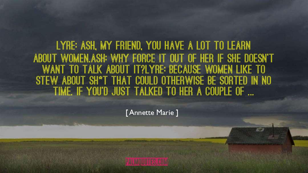 About Women quotes by Annette Marie