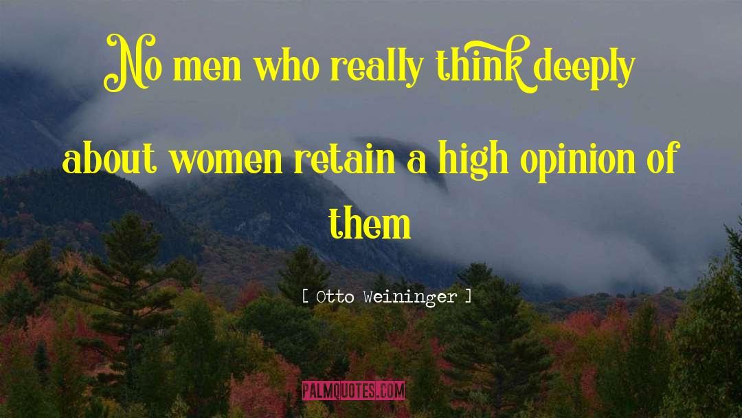 About Women quotes by Otto Weininger