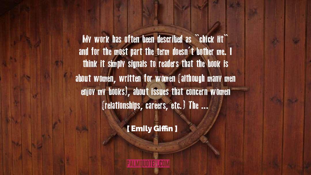 About Women quotes by Emily Giffin