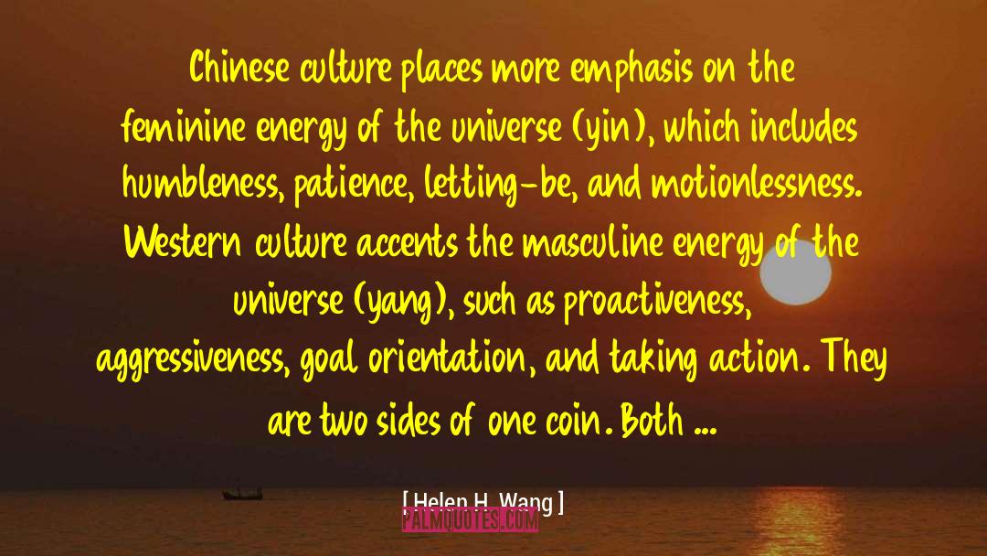 About Yin Yang quotes by Helen H. Wang