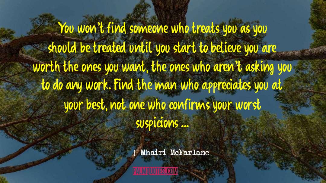 About Yourself Best quotes by Mhairi McFarlane