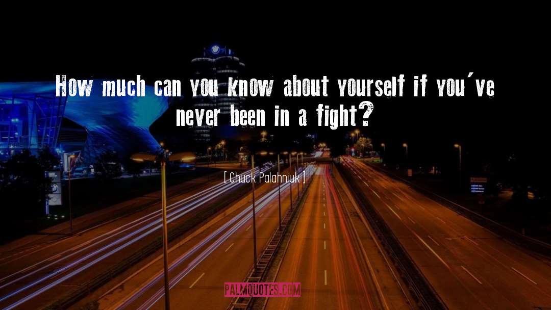 About Yourself quotes by Chuck Palahniuk