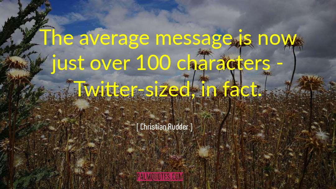 Above Average quotes by Christian Rudder