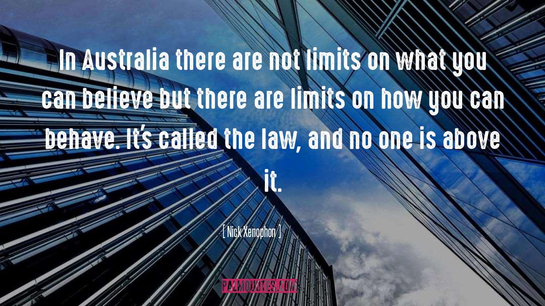 Above The Law Memorable quotes by Nick Xenophon