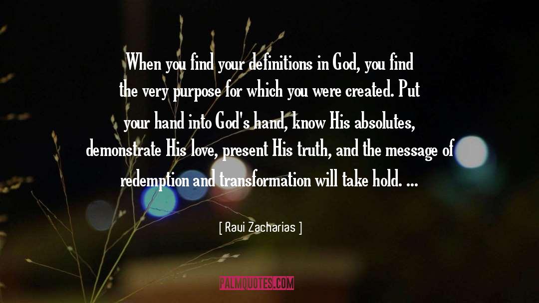 Abrahamic God quotes by Ravi Zacharias