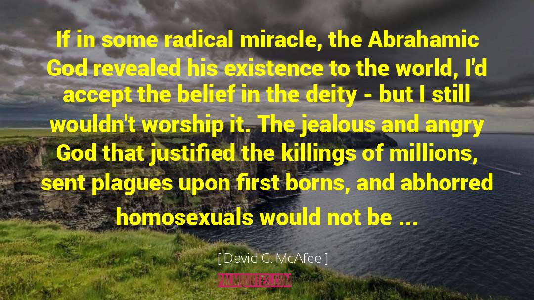 Abrahamic quotes by David G. McAfee