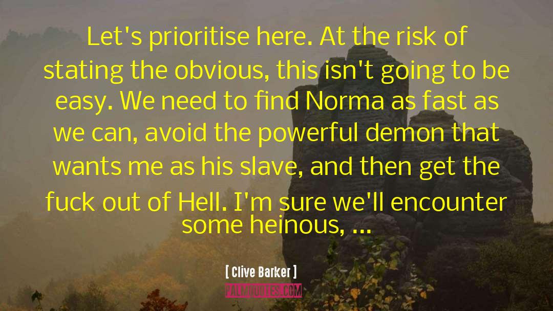 Abraxas Demon quotes by Clive Barker
