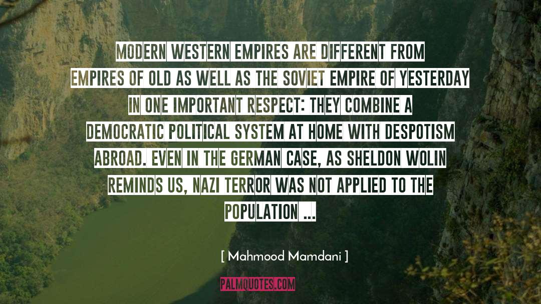 Abroad quotes by Mahmood Mamdani