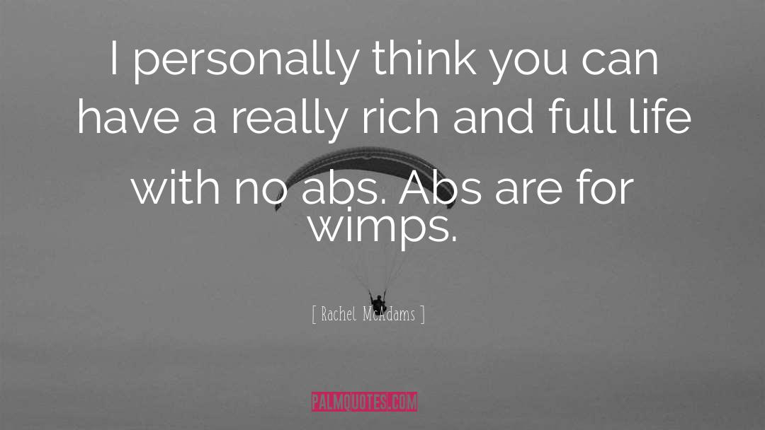 Abs quotes by Rachel McAdams