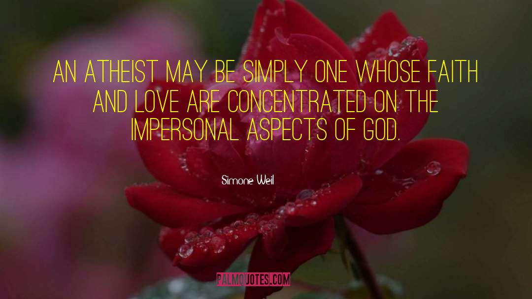 Absence Love quotes by Simone Weil