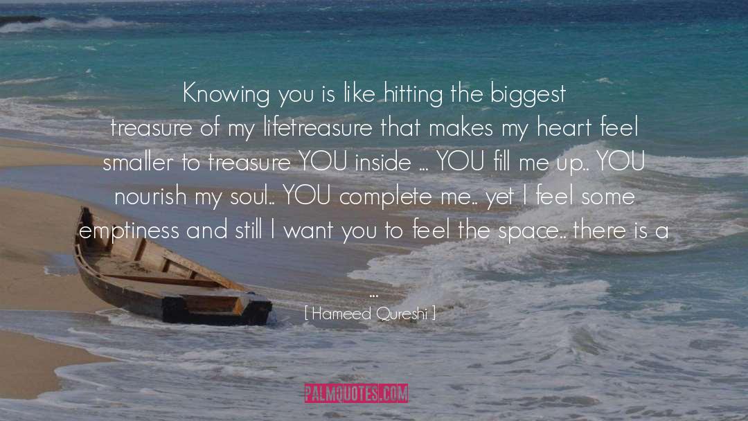 Absence Makes The Heart quotes by Hameed Qureshi