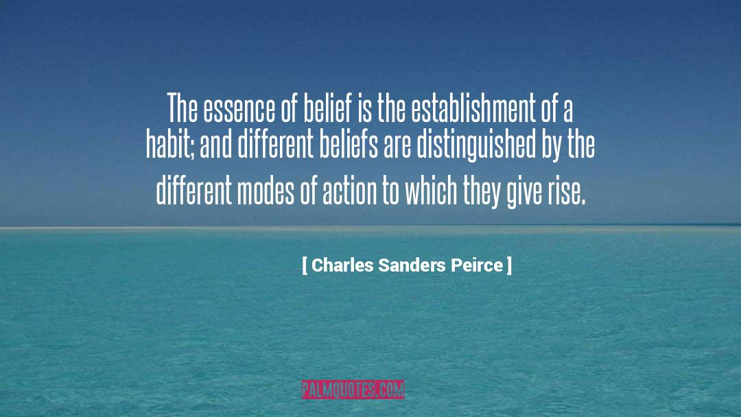 Absence Of Belief quotes by Charles Sanders Peirce